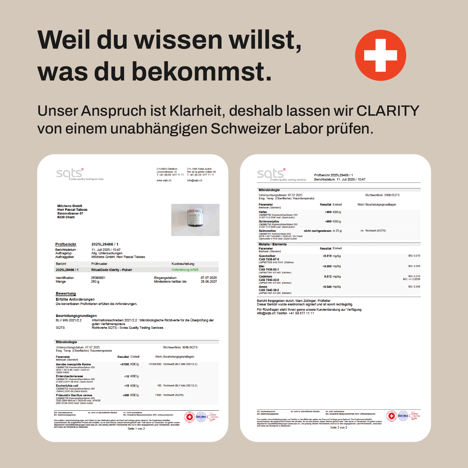 Clarity – Dein Ritual für echte mentale Energie Athletic Yard